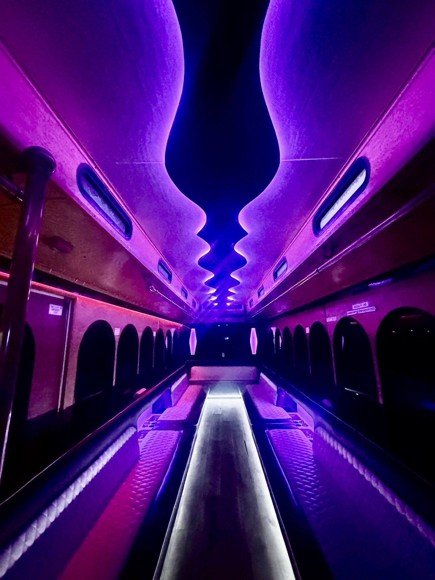 Trolley Limo Interior